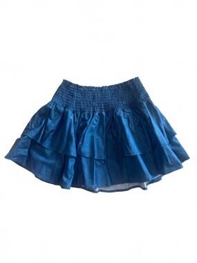 NEW THEME girls cotton ruffle skirt in blue